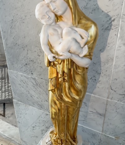 3D scan of a Madonna statue in the Otto Wagner church in Vienna
